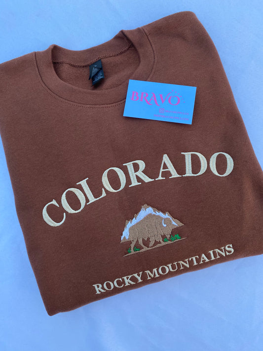 Colorado embroidered sweatshirt