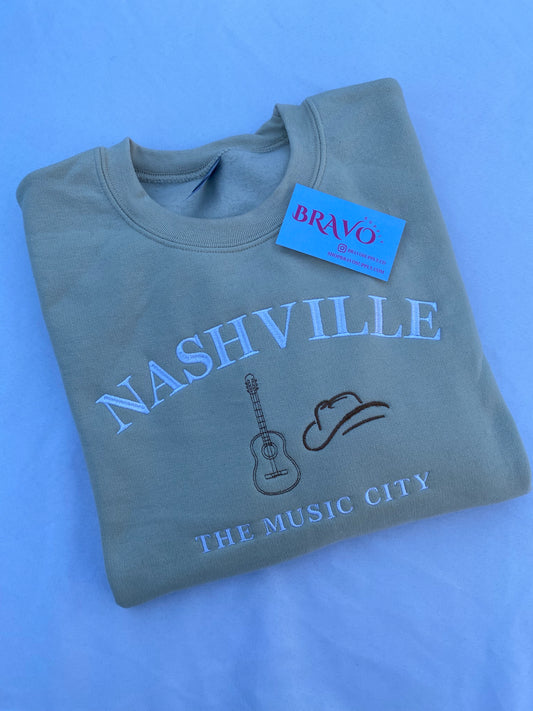 Nashville embroidered sweatshirt