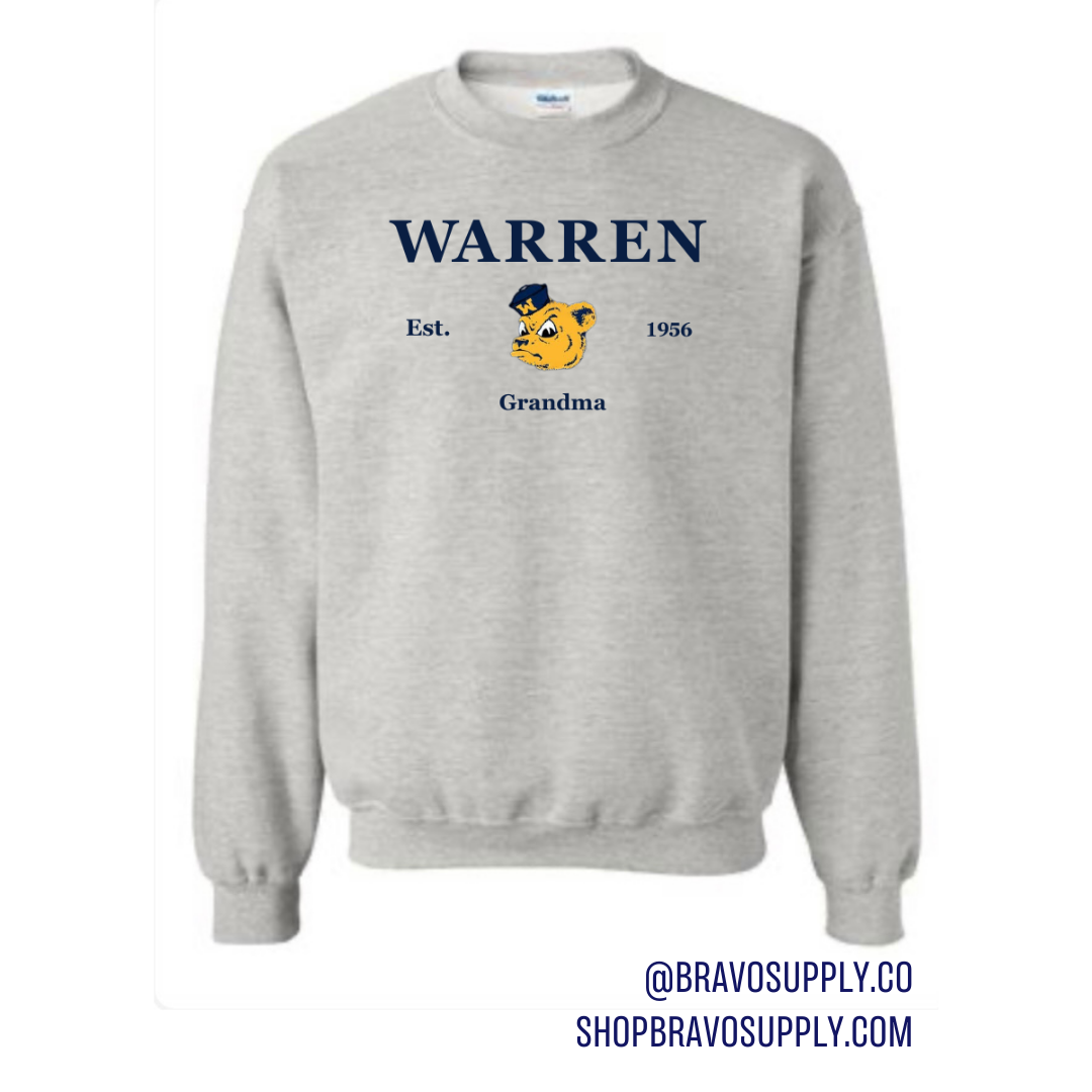 Warren Grandma embroidered sweatshirt