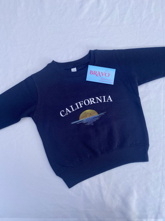 Kids California embroidered sweatshirt