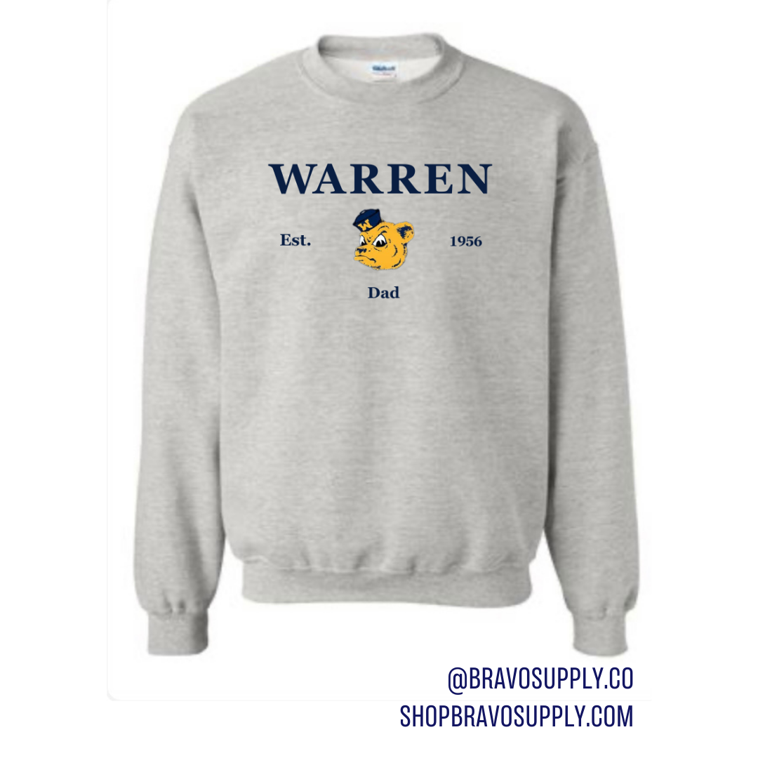 Warren Dad embroidered sweatshirt