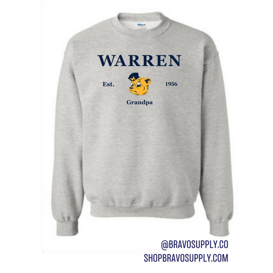 Warren Grandpa embroidered sweatshirt