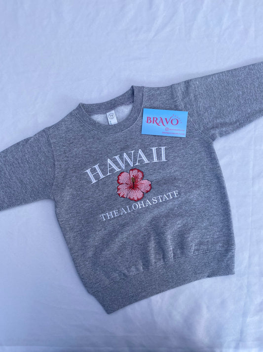 Kids Hawaii embroidered sweatshirt
