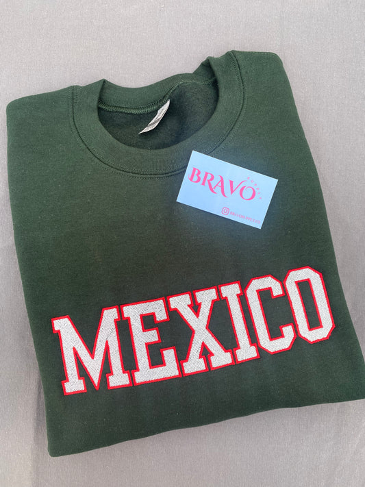 Mexico embroidered sweatshirt