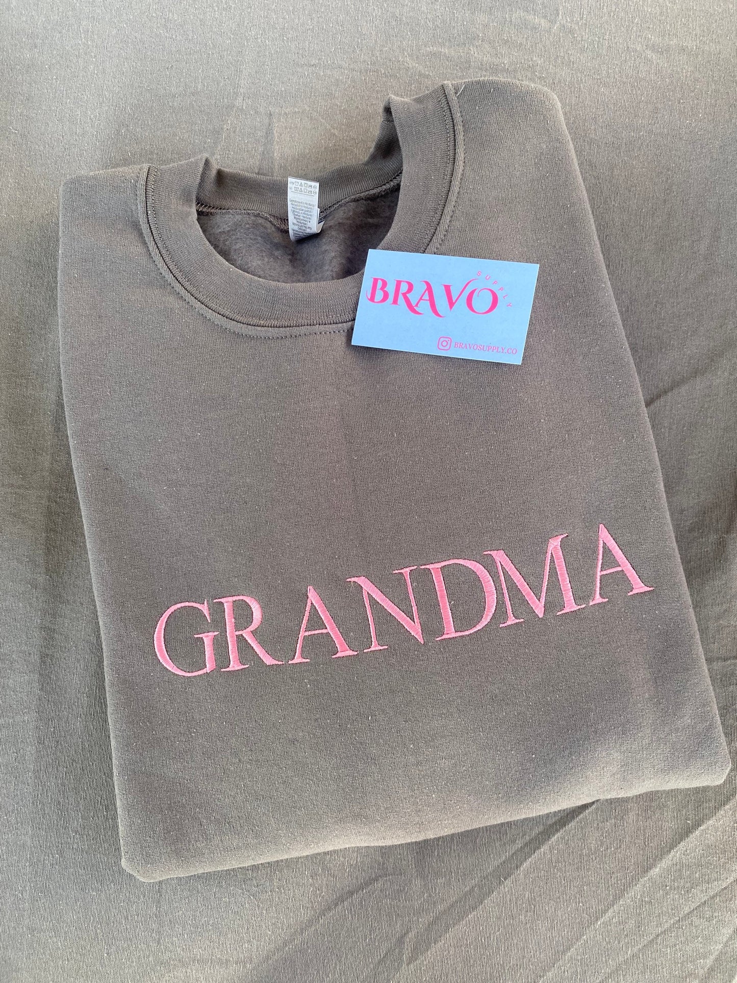 Grandma embroidered sweatshirt