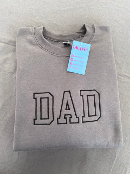 Dad embroidered sweatshirt